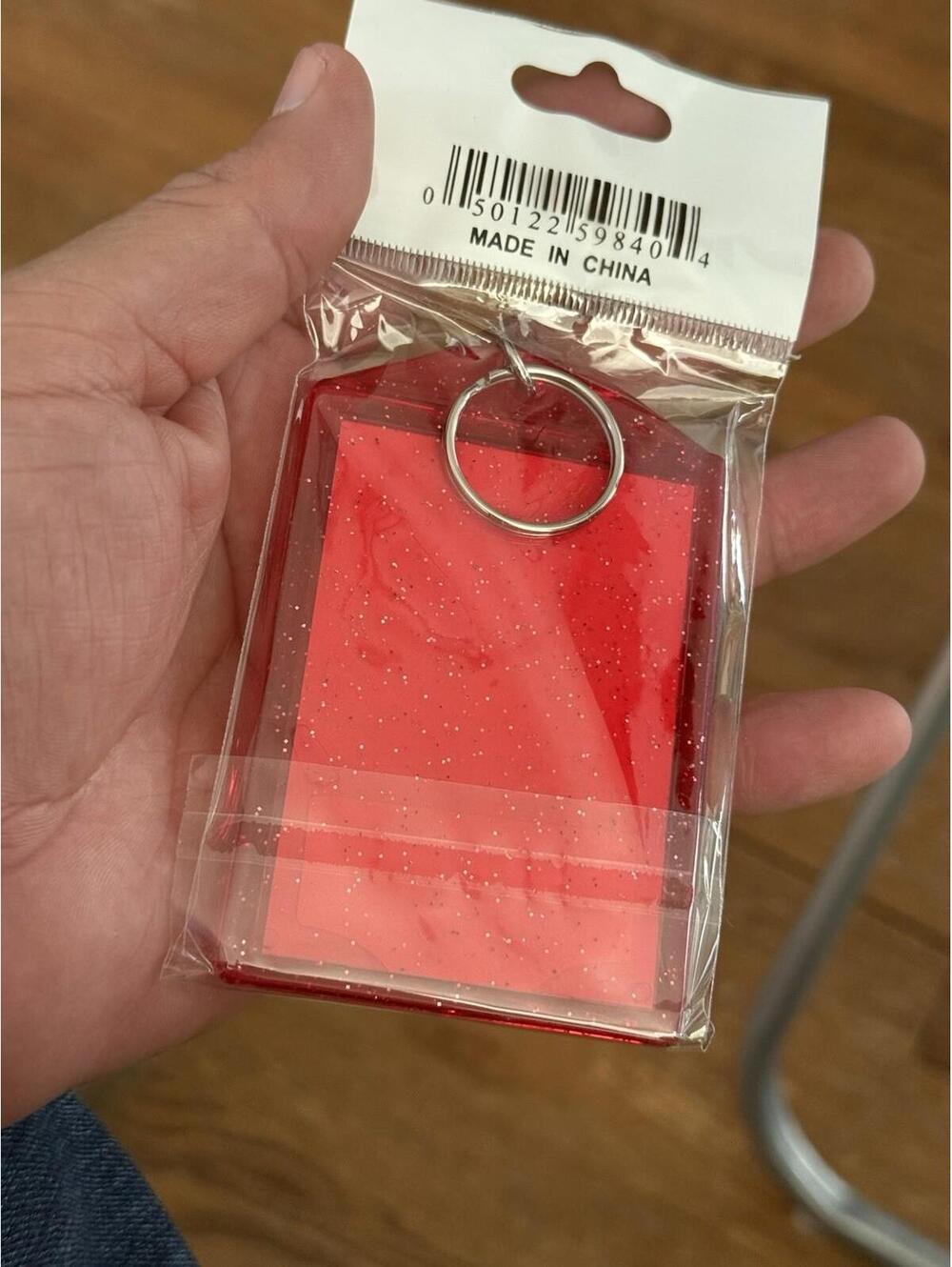 Wallet Size Snap In Keytag Christmas